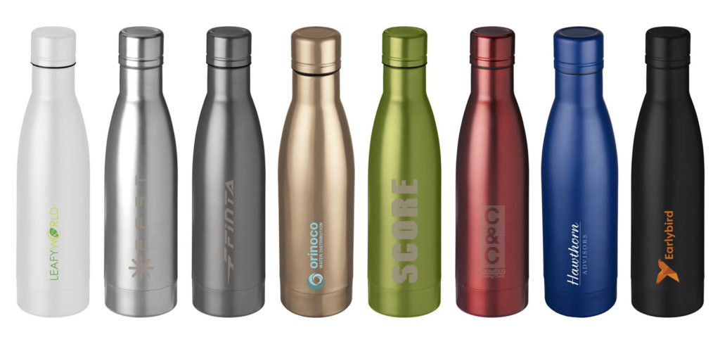 Bottiglie metallo personalizzate